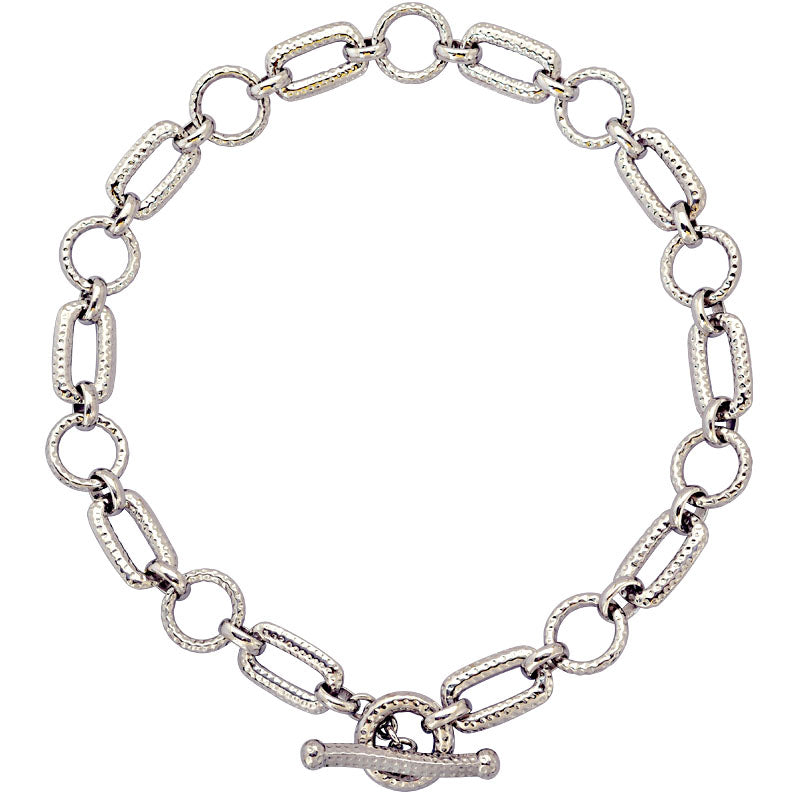 Toggle Necklace-Sterling Silver | Singhvi Jewels
