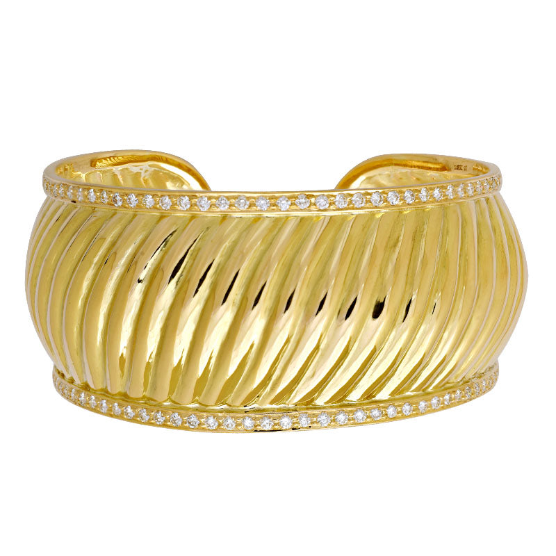 Cuff Bangle- Diamond | Singhvi Jewels