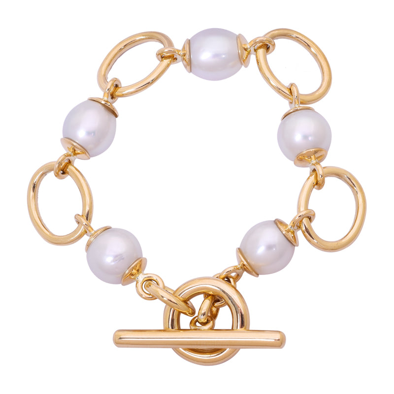 Toggle Bracelet- S.S. Pearl | Singhvi Jewels