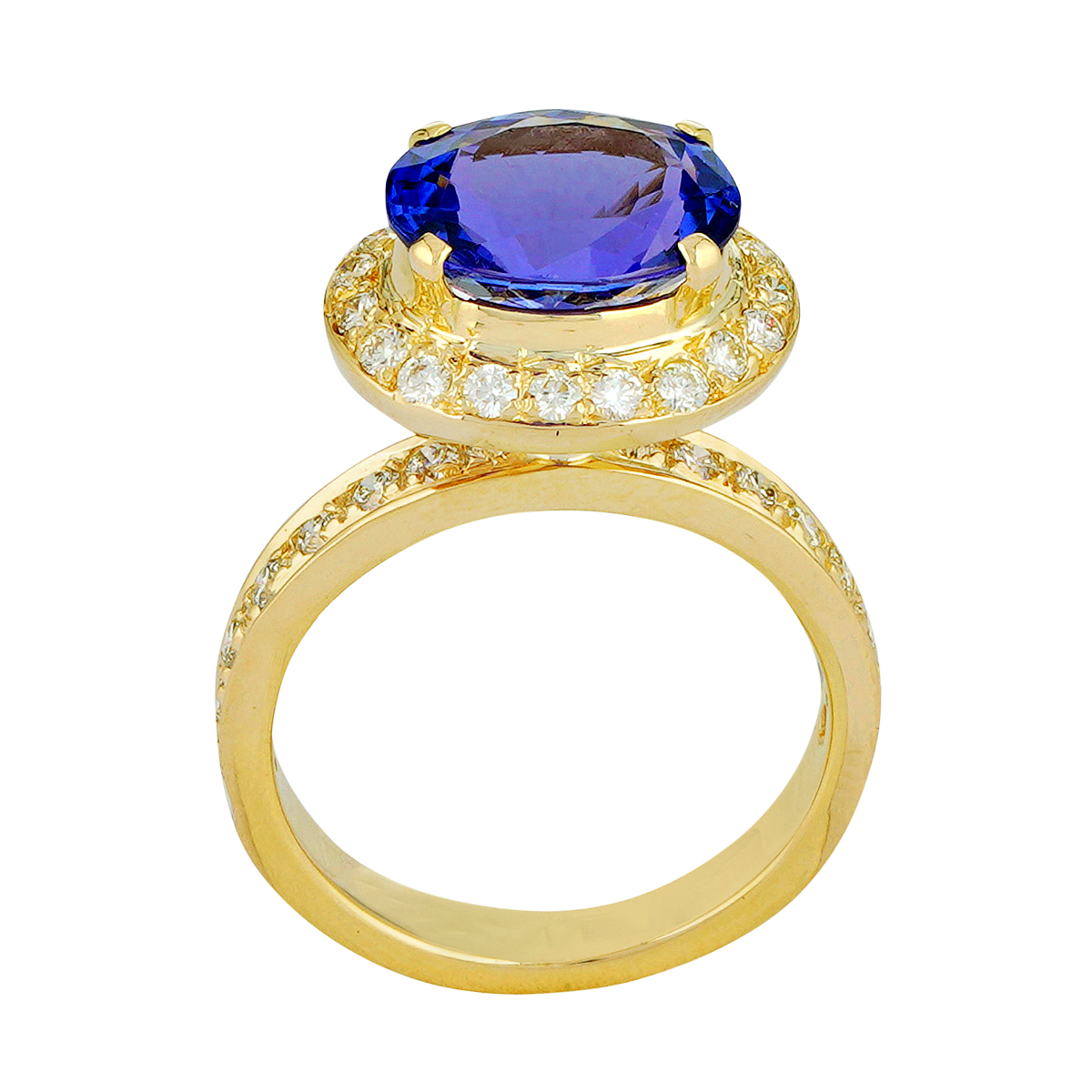 Ring - Tanzanite and Diamond | Singhvi Jewels