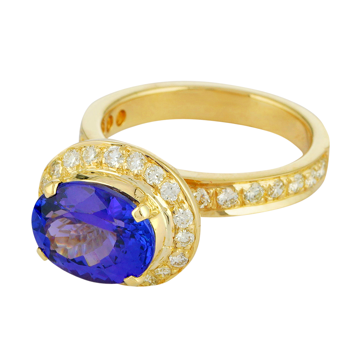 Ring - Tanzanite and Diamond | Singhvi Jewels