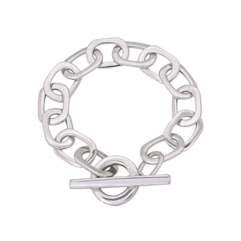 Toggle Bracelet- Sterling Silver | Singhvi Jewels