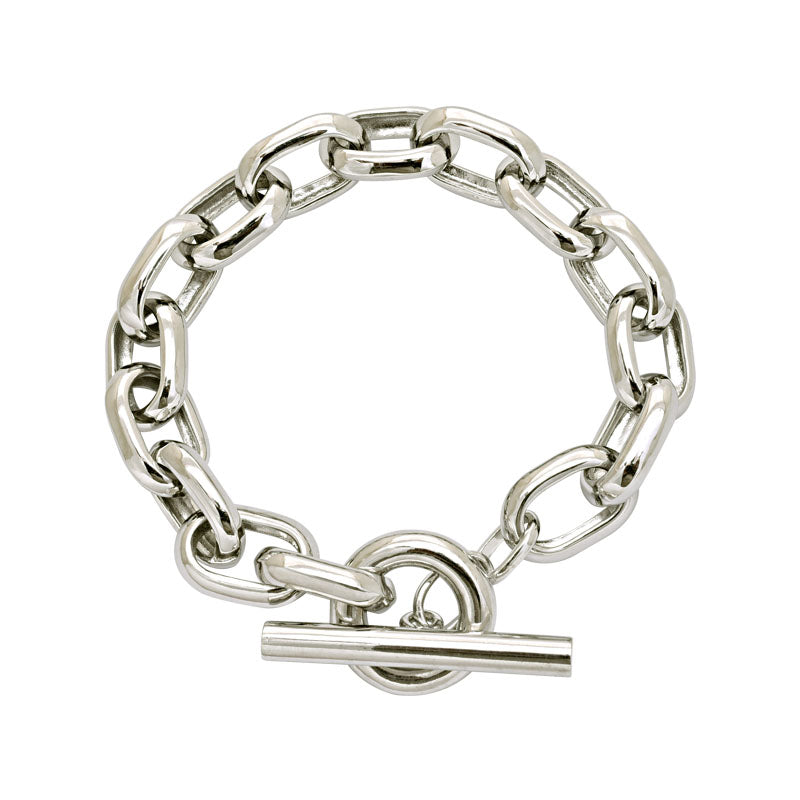 Toggle Bracelet- Sterling Silver | Singhvi Jewels
