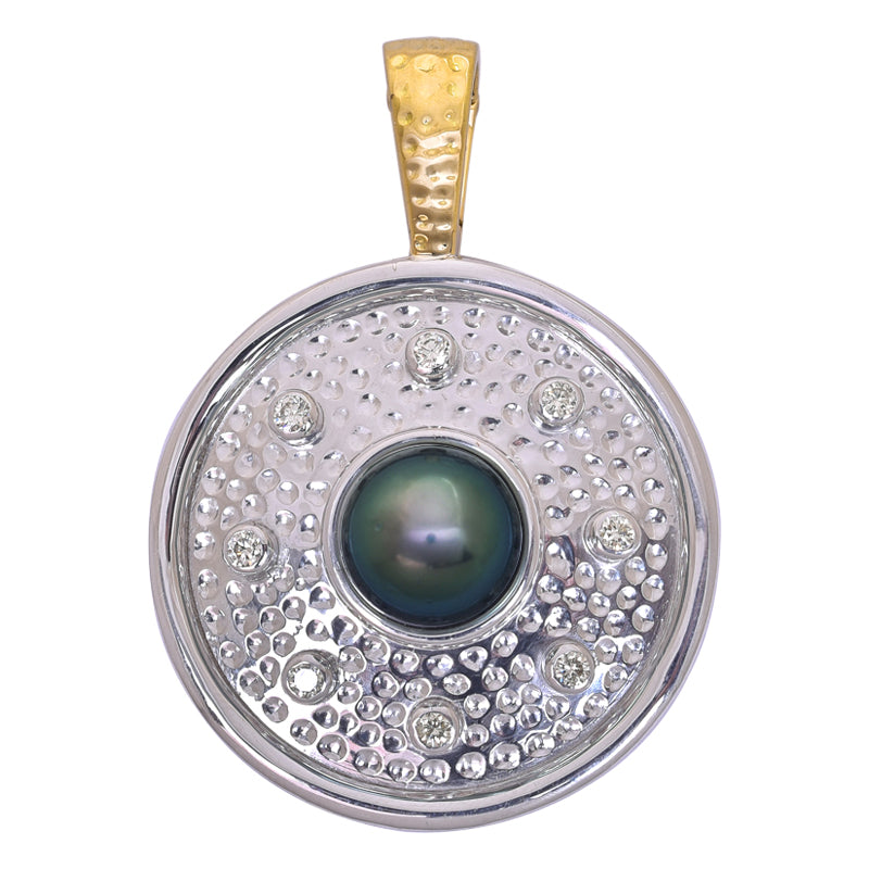 Pendant - South Sea Pearl and Diamond | Singhvi Jewels