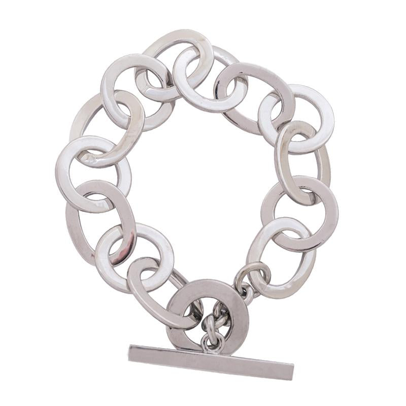 Toggle Bracelet- Sterling Silver (266AS) | Singhvi Jewels