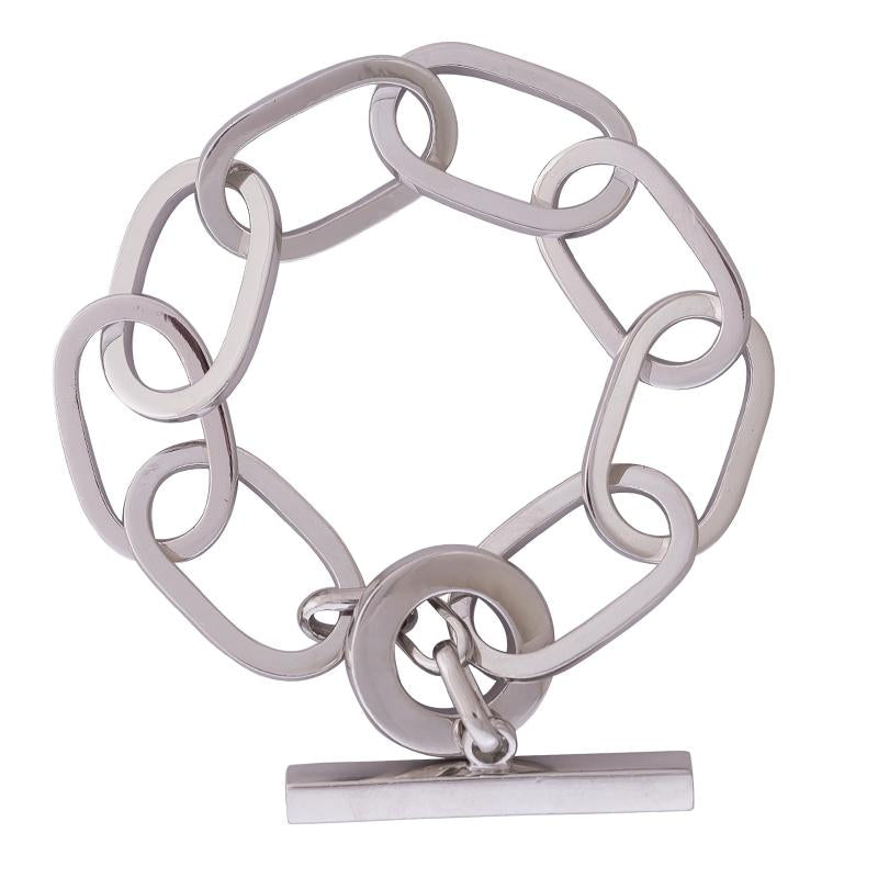 Toggle Bracelet- Sterling Silver (266FS) | Singhvi Jewels