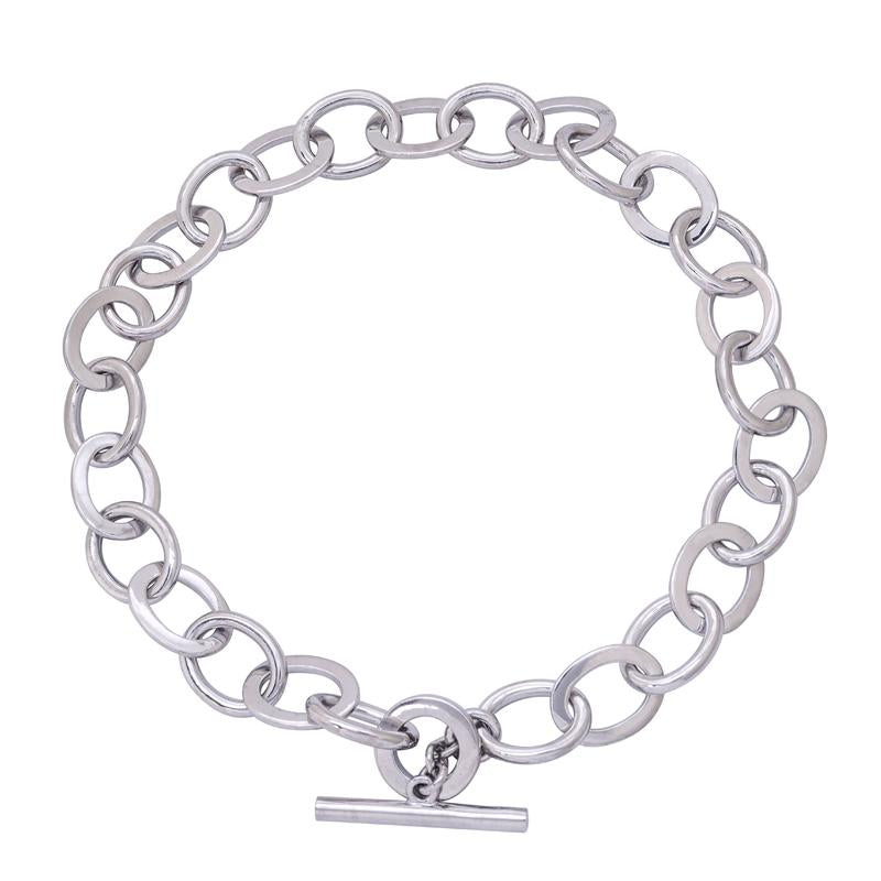 Toggle Necklace- Sterling Silver (267AS) | Singhvi Jewels