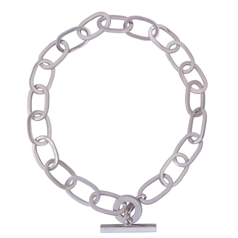 Toggle Necklace- Sterling Silver (275AS) | Singhvi Jewels