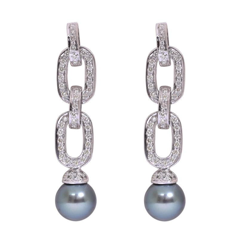 Earrings- South Sea Pearl and Diamond (28HM) | Singhvi Jewels