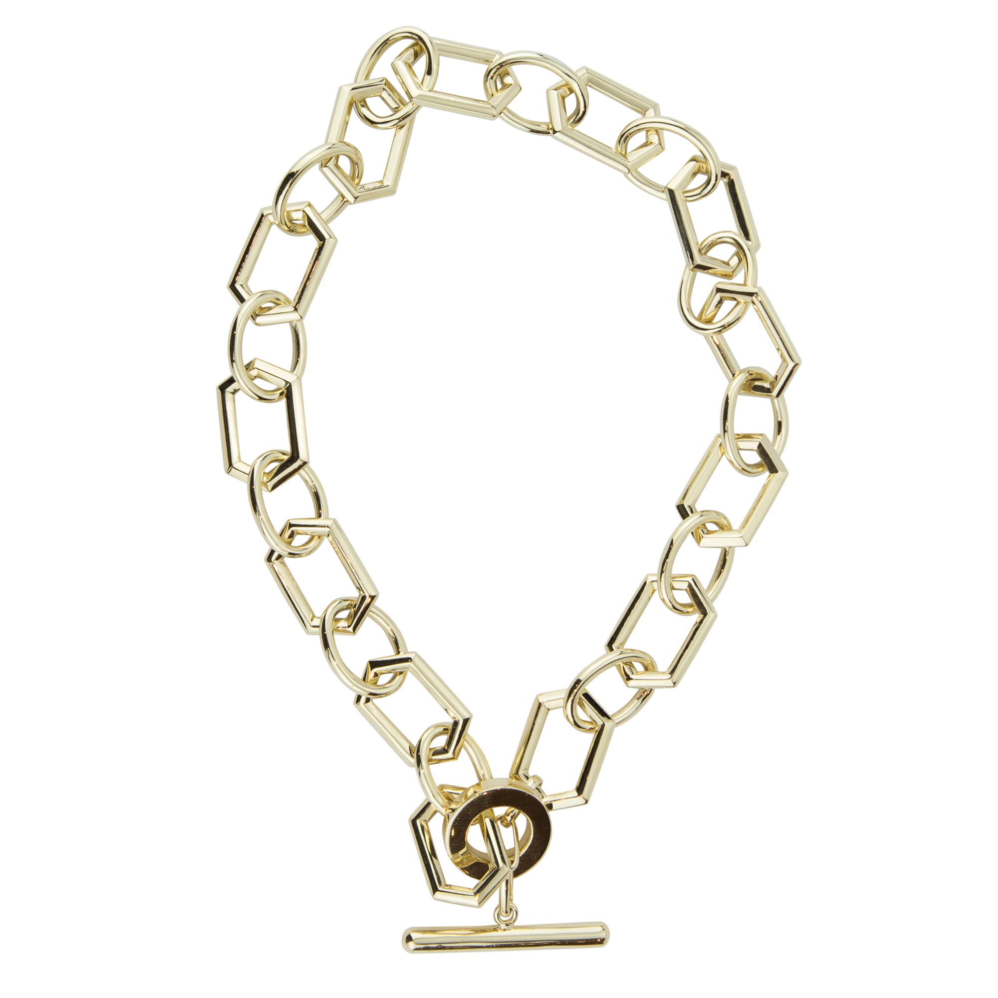 Toggle Necklace - Gold | Singhvi Jewels