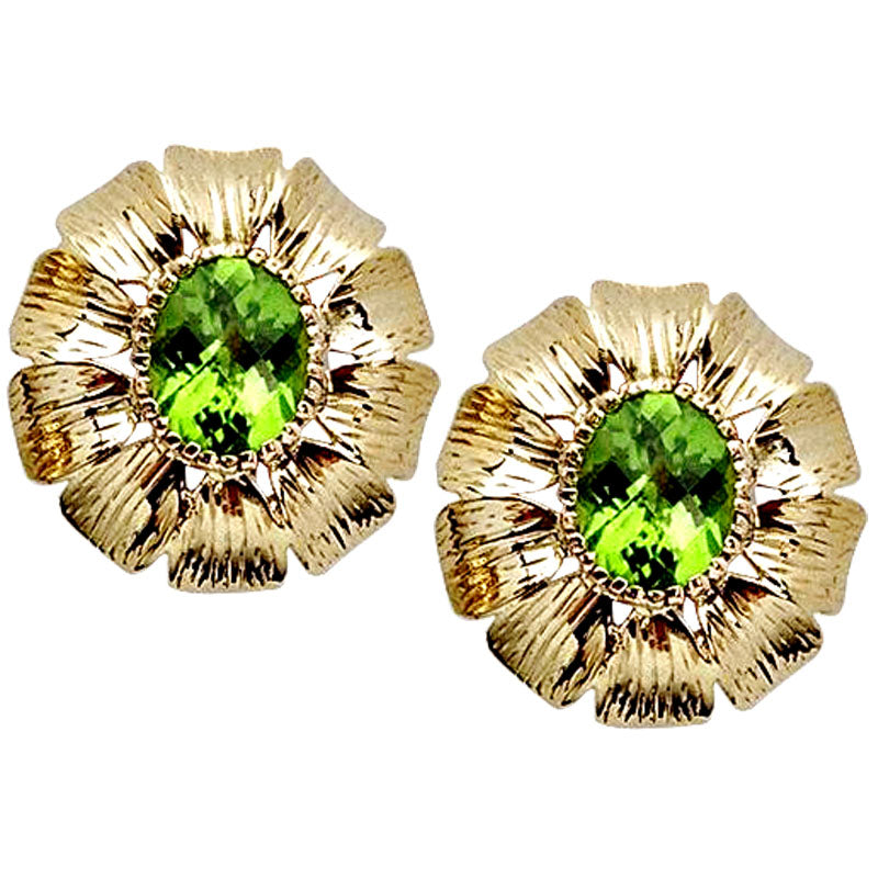 Earrings- Peridot (994C) | Singhvi Jewels