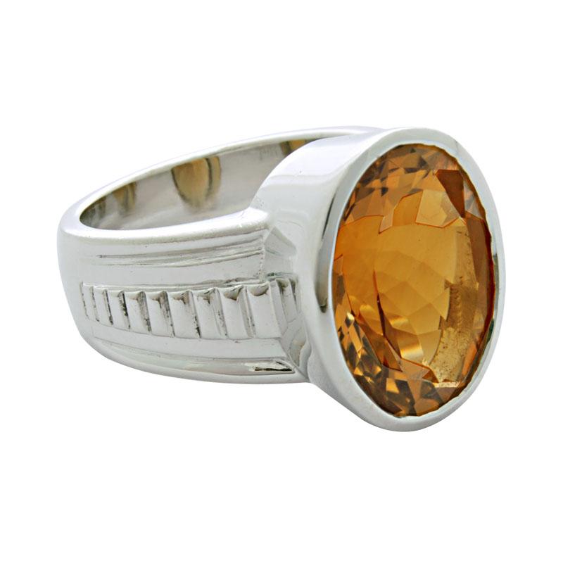 Ring-Citrine (5QS) | Singhvi Jewels
