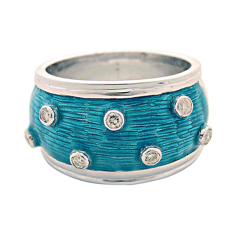 Ring-Diamond (Enamel) | Singhvi Jewels