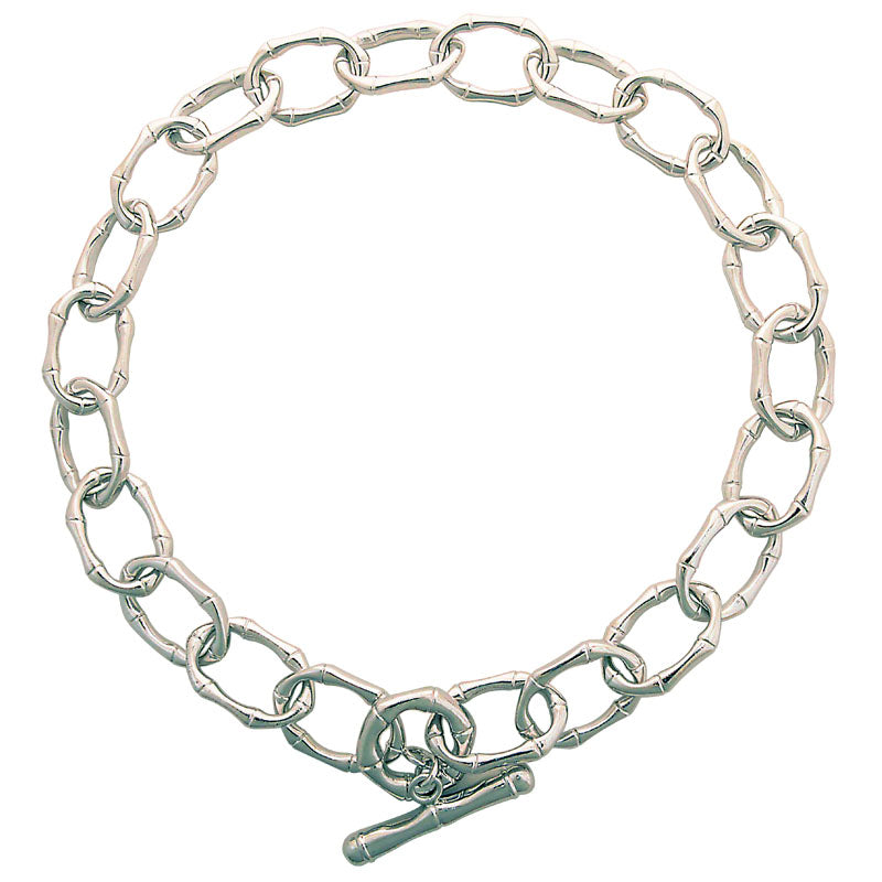 Toggle Necklace-Sterling Silver | Singhvi Jewels