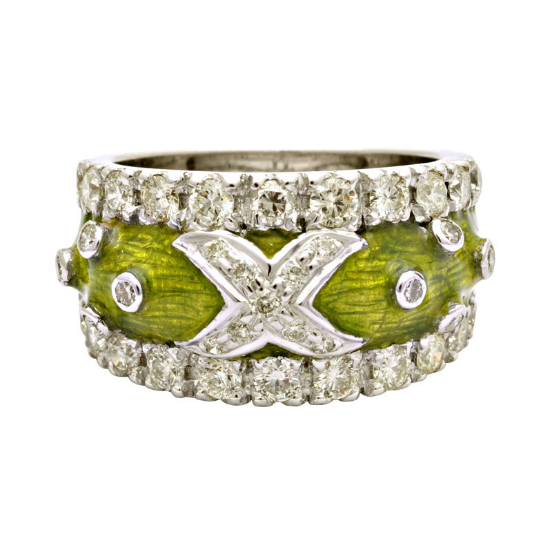 Ring - Diamond (Enamel) | Singhvi Jewels