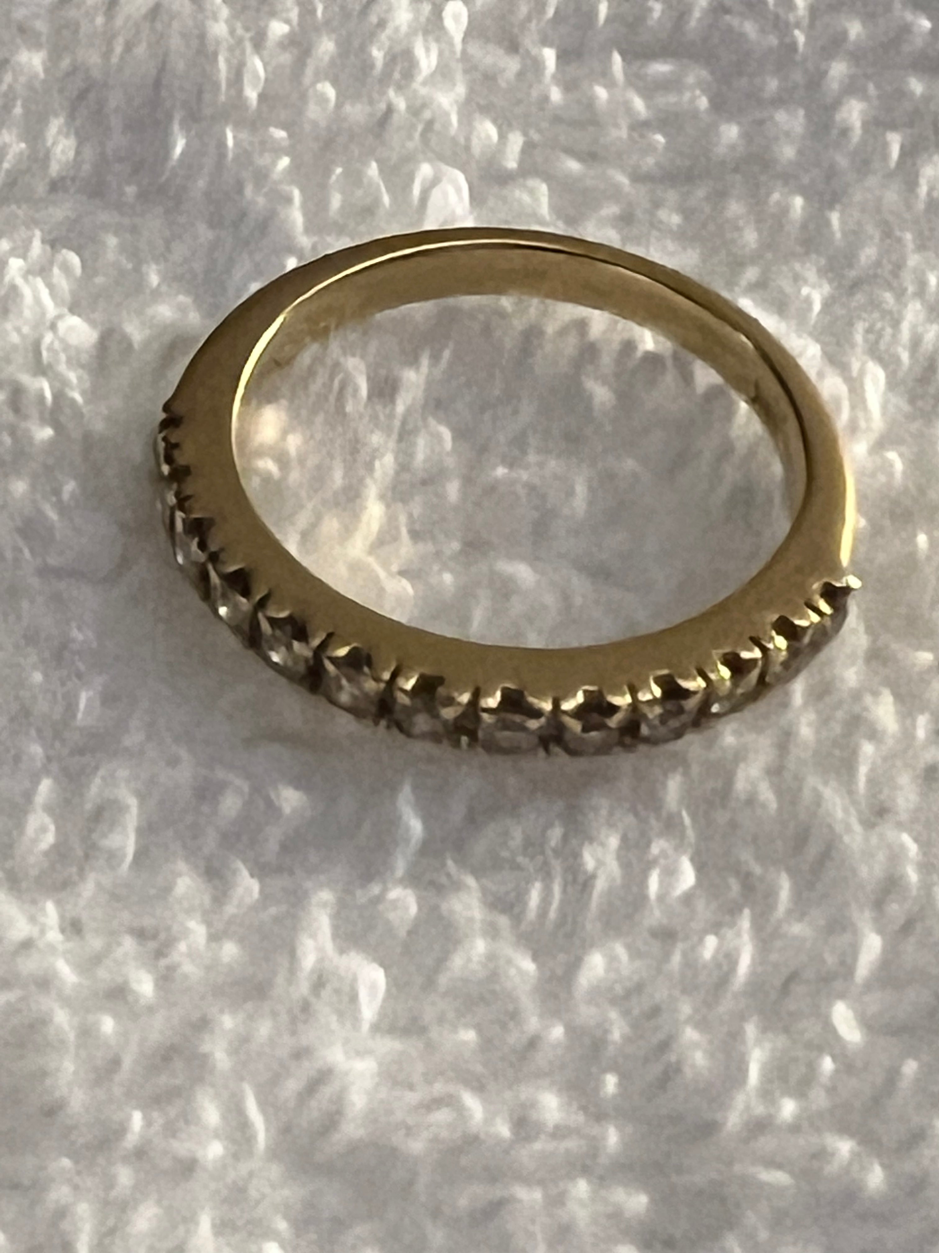 Repair - Ring - Diamond in 18K Gold (2 Half Bands) | Singhvi Jewels