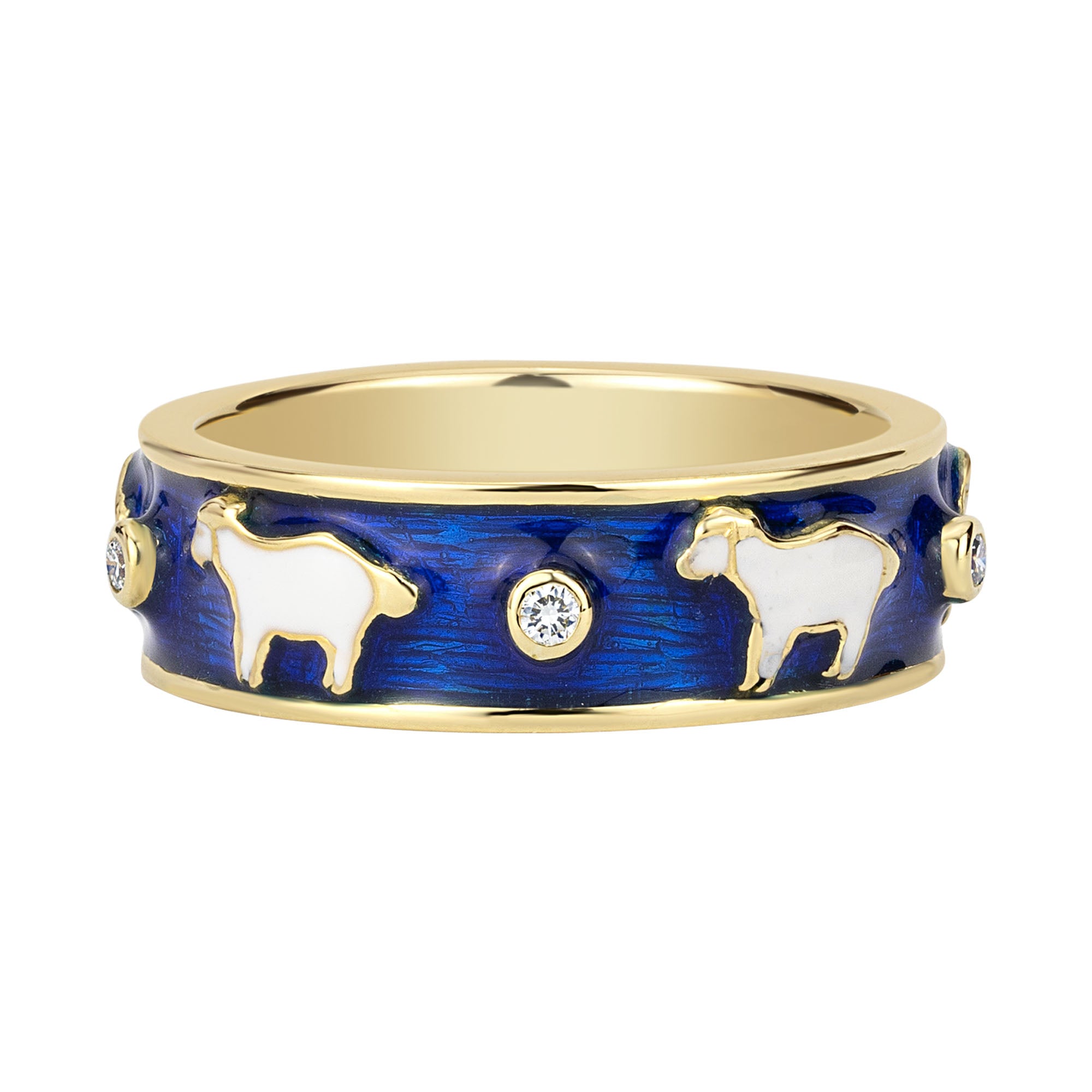 Ring - Diamond (enamel) | Singhvi Jewels