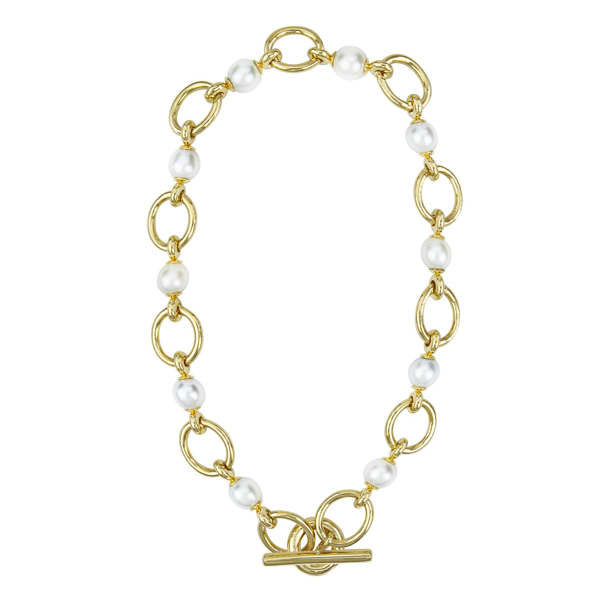Toggle Necklace - South Sea Pearl | Singhvi Jewels