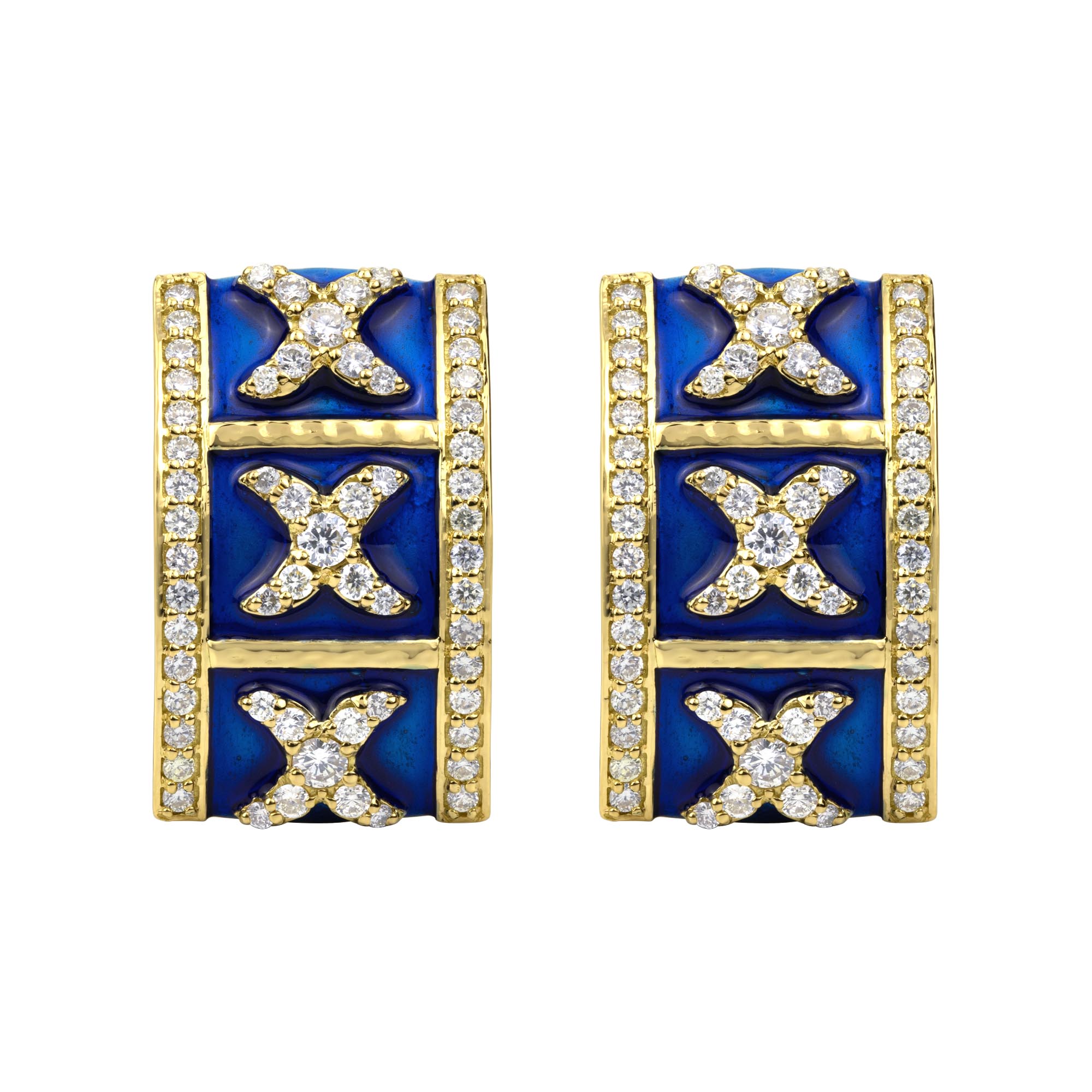 Earrings - Diamond (Enamel) | Singhvi Jewels