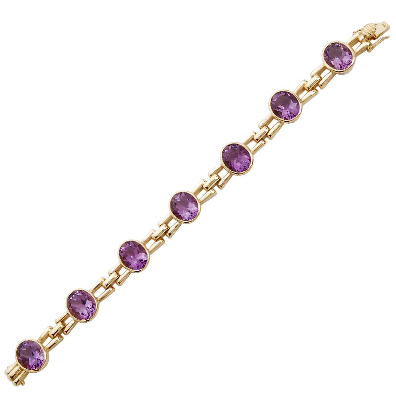 Bracelet- Amethyst (1218D) | Singhvi Jewels