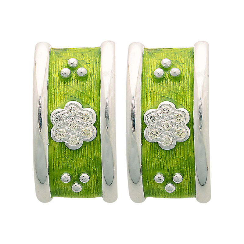 Earrings - Diamond (Enamel) | Singhvi Jewels