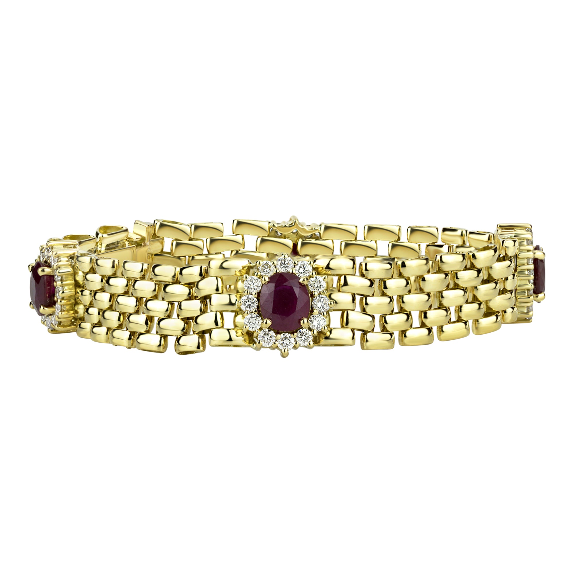 Bracelet - Ruby and Diamond | Singhvi Jewels