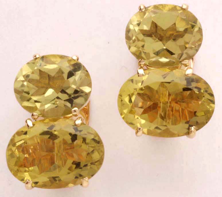 Repair - Earrings - Lemon Quartz | Singhvi Jewels