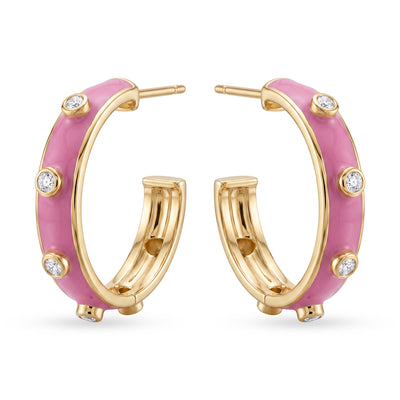 Earrings - Diamond (Enamel)