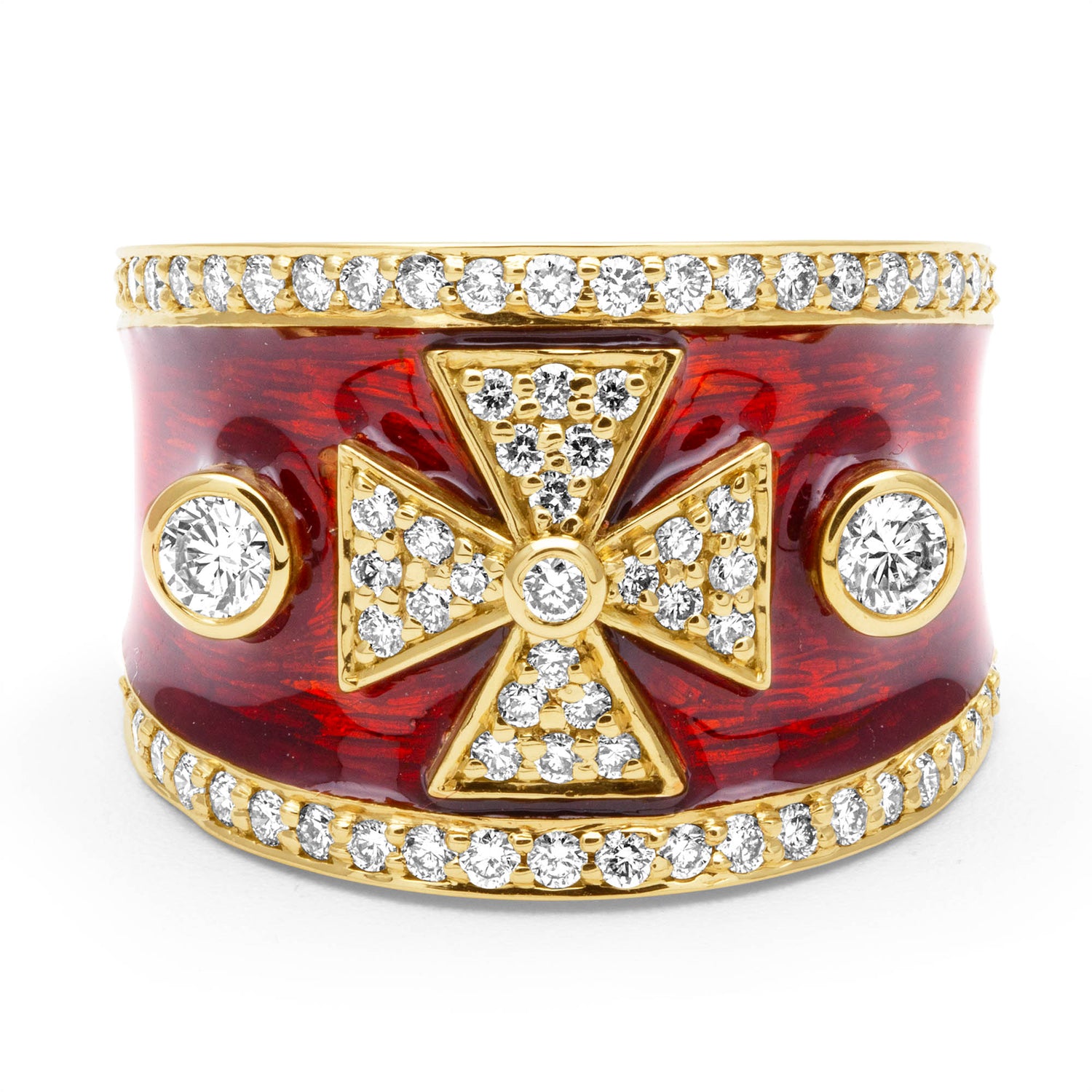 Ring - Diamond (Enamel) | Singhvi Jewels
