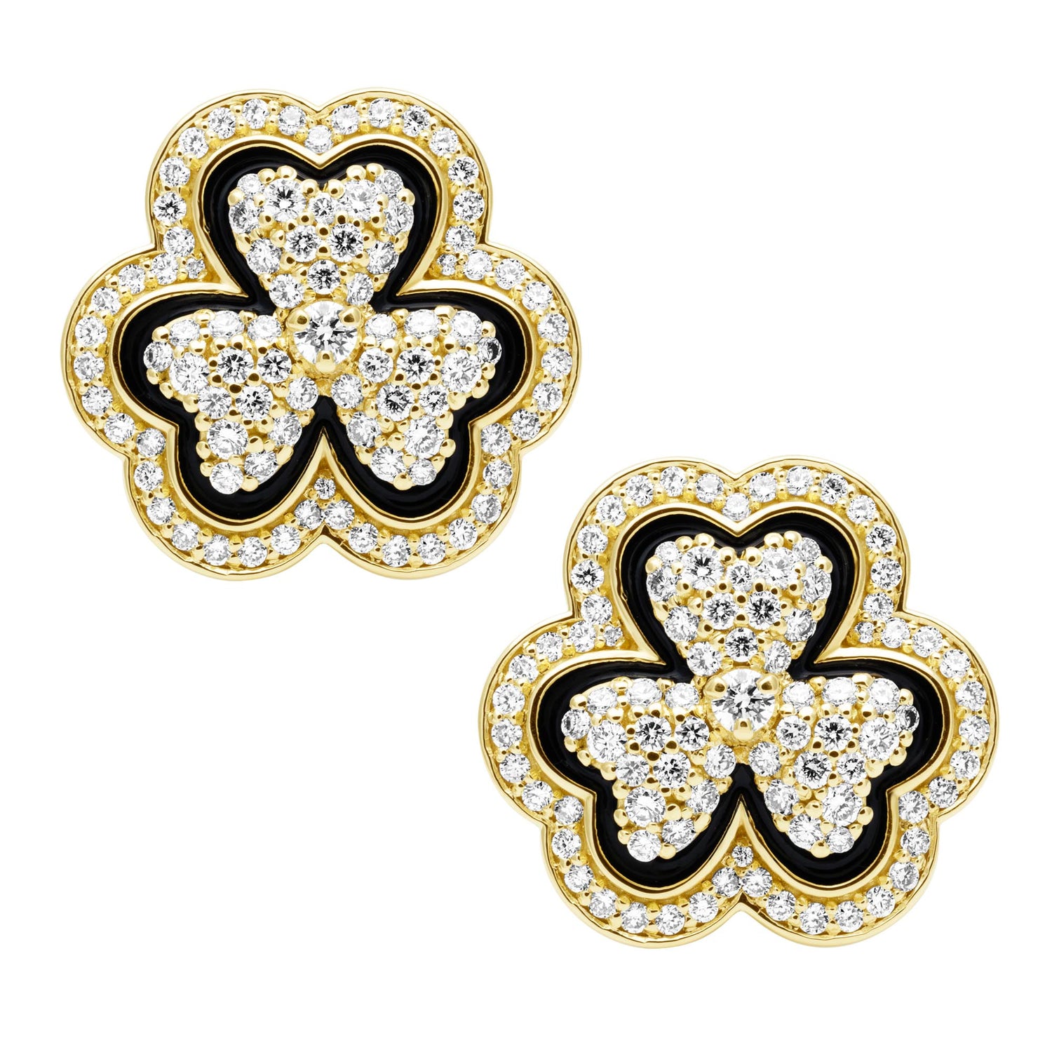 Earrings - Diamond (Enamel) (2412G) | Singhvi Jewels