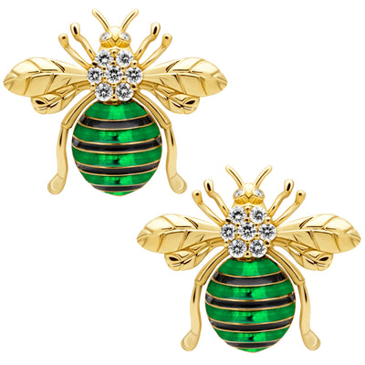 Earrings - Diamond (Enamel)