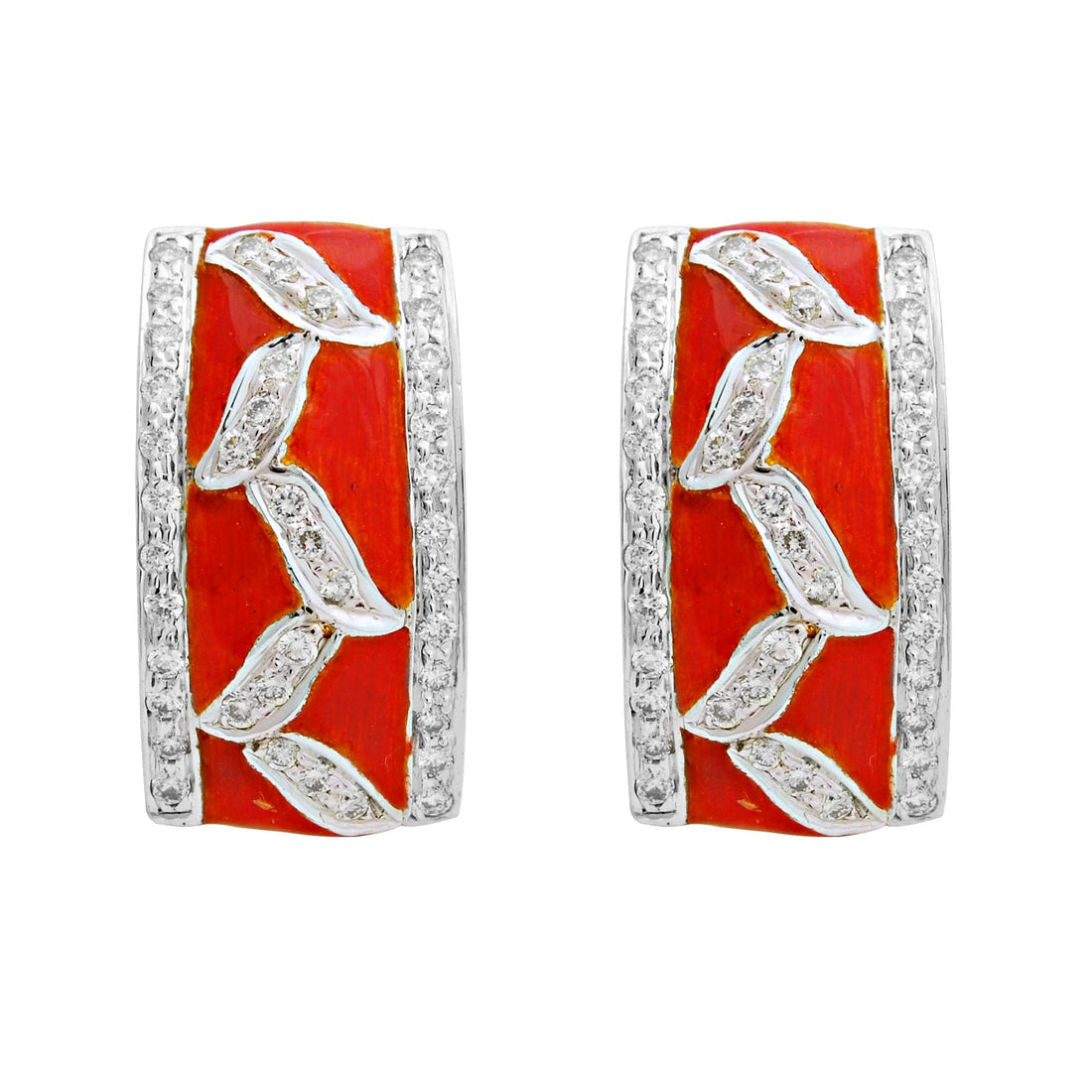 Earrings - Diamond (Enamel) | Singhvi Jewels