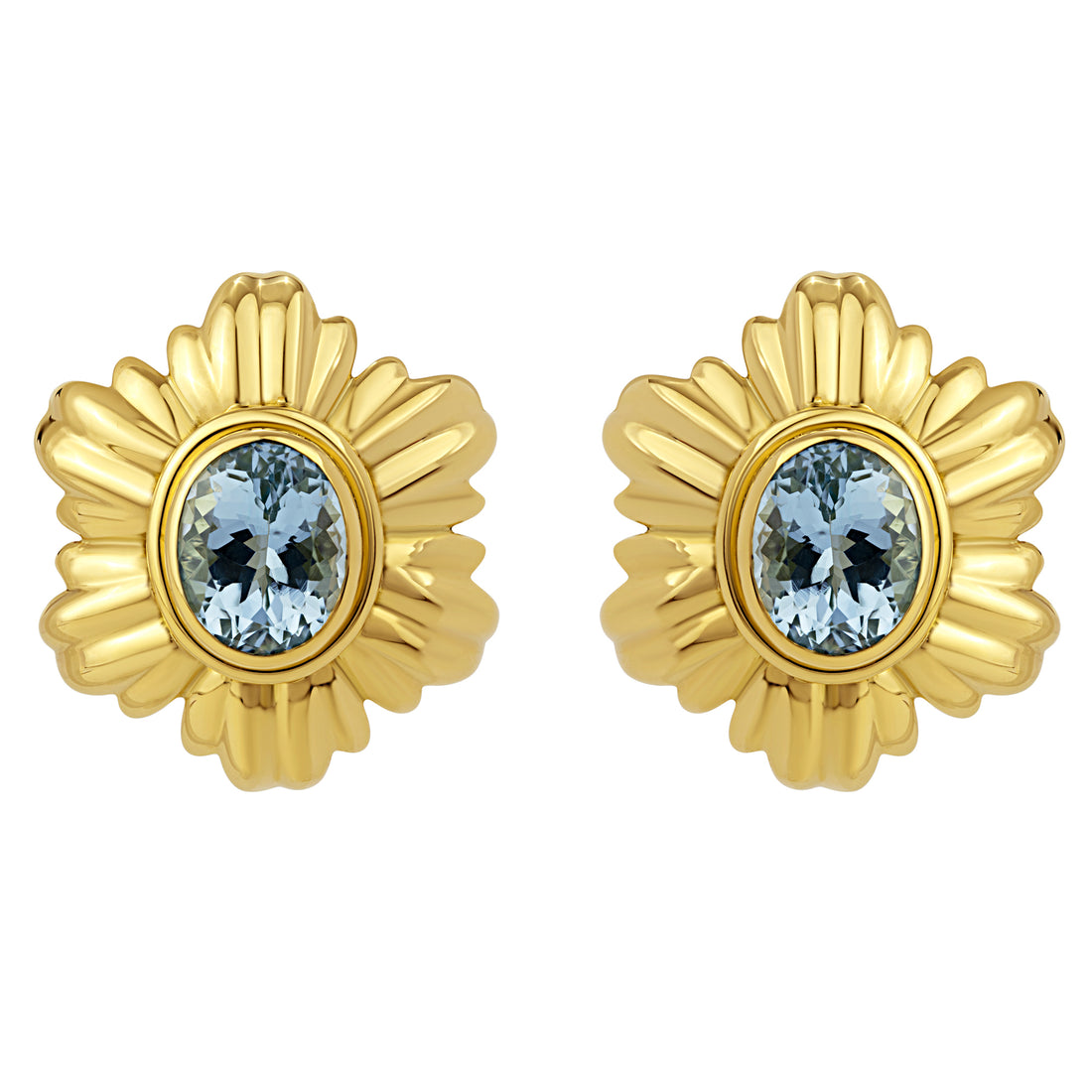 Earrings - Aquamarine | Singhvi Jewels