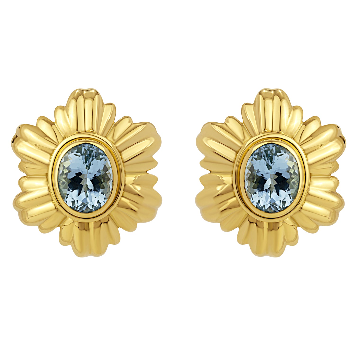 Earrings - Aquamarine | Singhvi Jewels