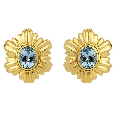 Earrings - Aquamarine