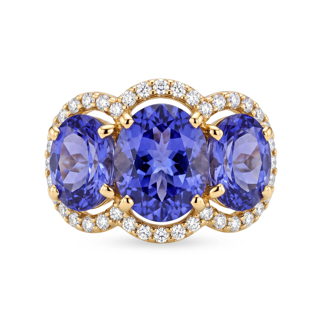 Ring - Tanzanite And Diamond | Singhvi Jewels