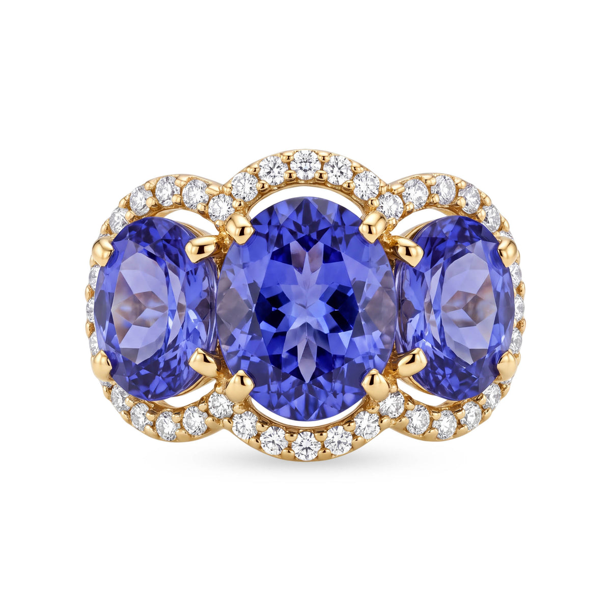 Ring - Tanzanite And Diamond | Singhvi Jewels