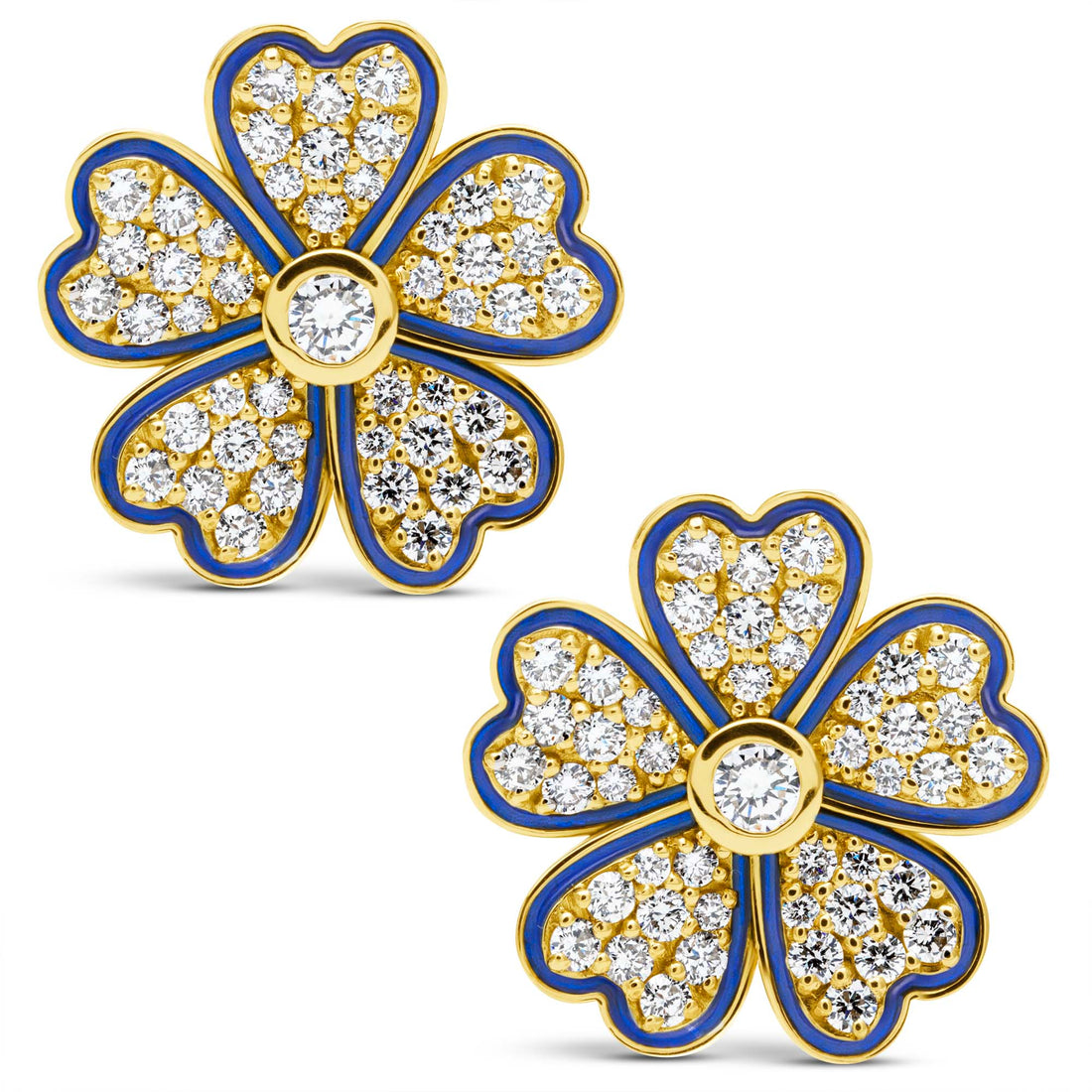 Earrings - Diamond (Enamel) | Singhvi Jewels