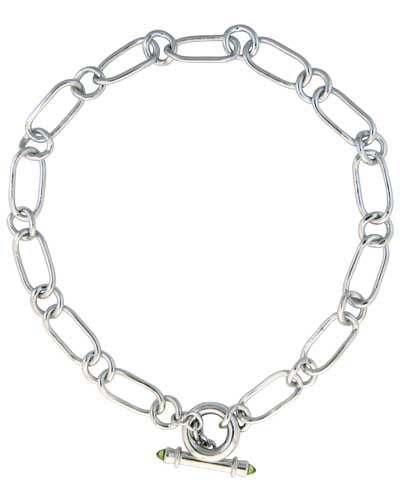 Toggle Necklace - Peridot (12ES)