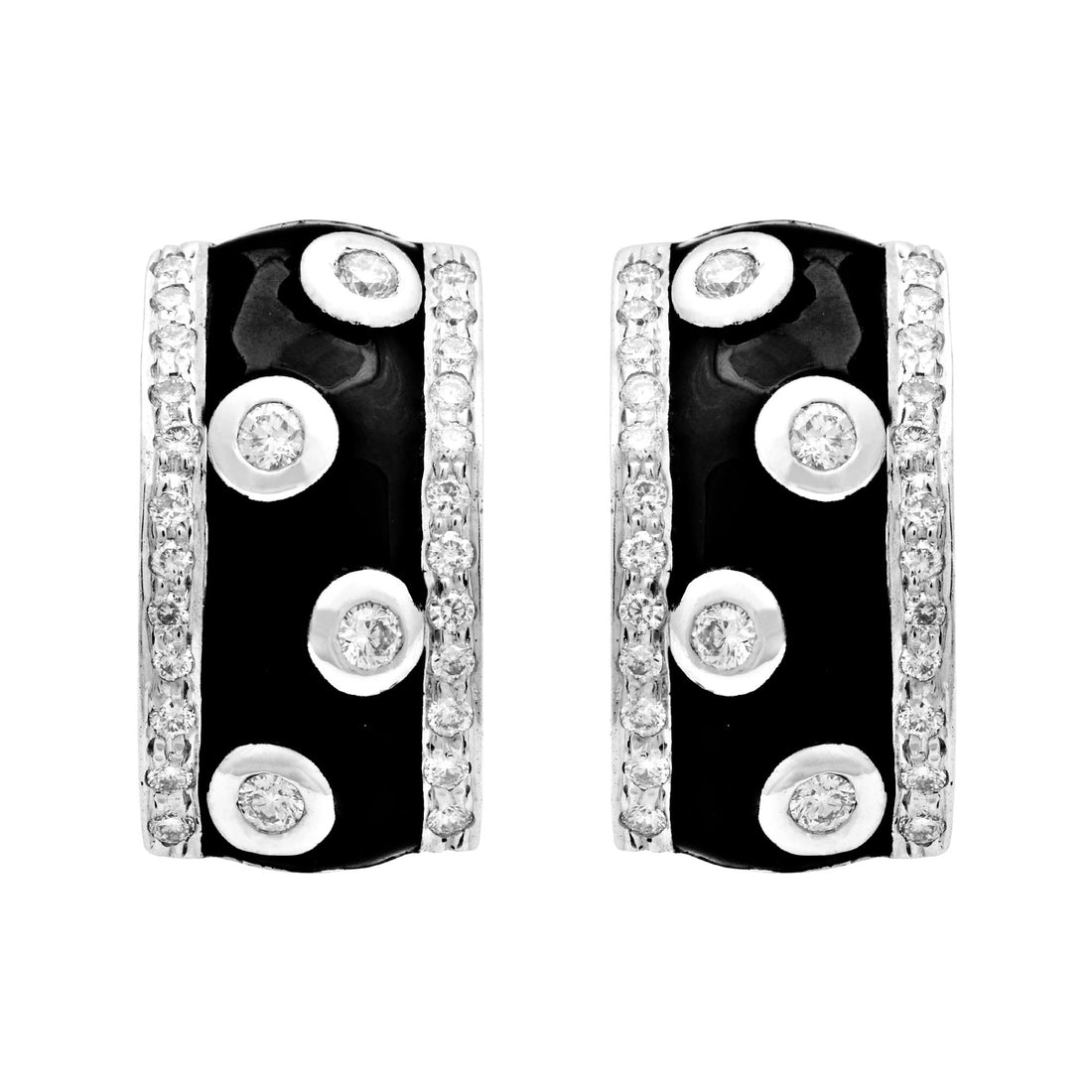 Earrings - Diamond (Enamel) | Singhvi Jewels