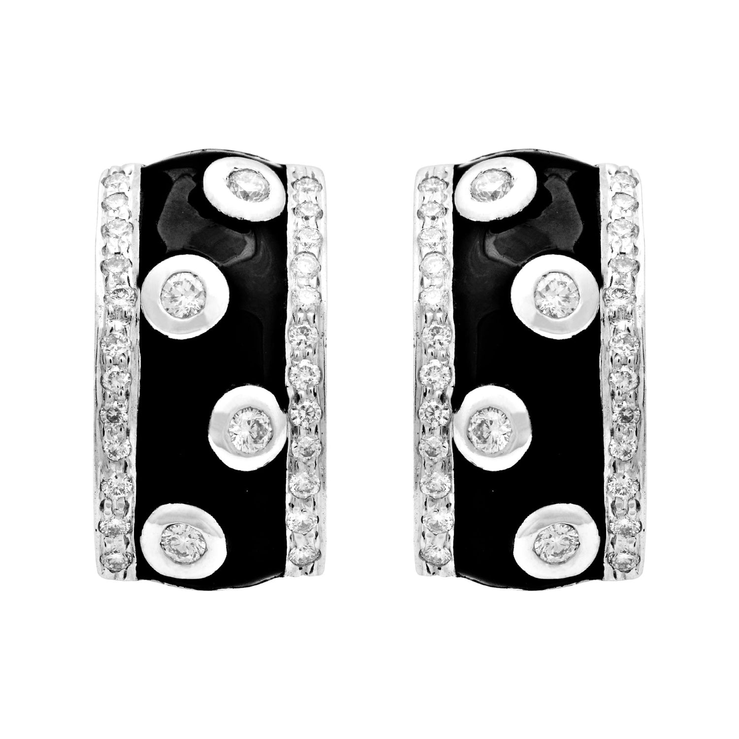 Earrings - Diamond (Enamel) | Singhvi Jewels