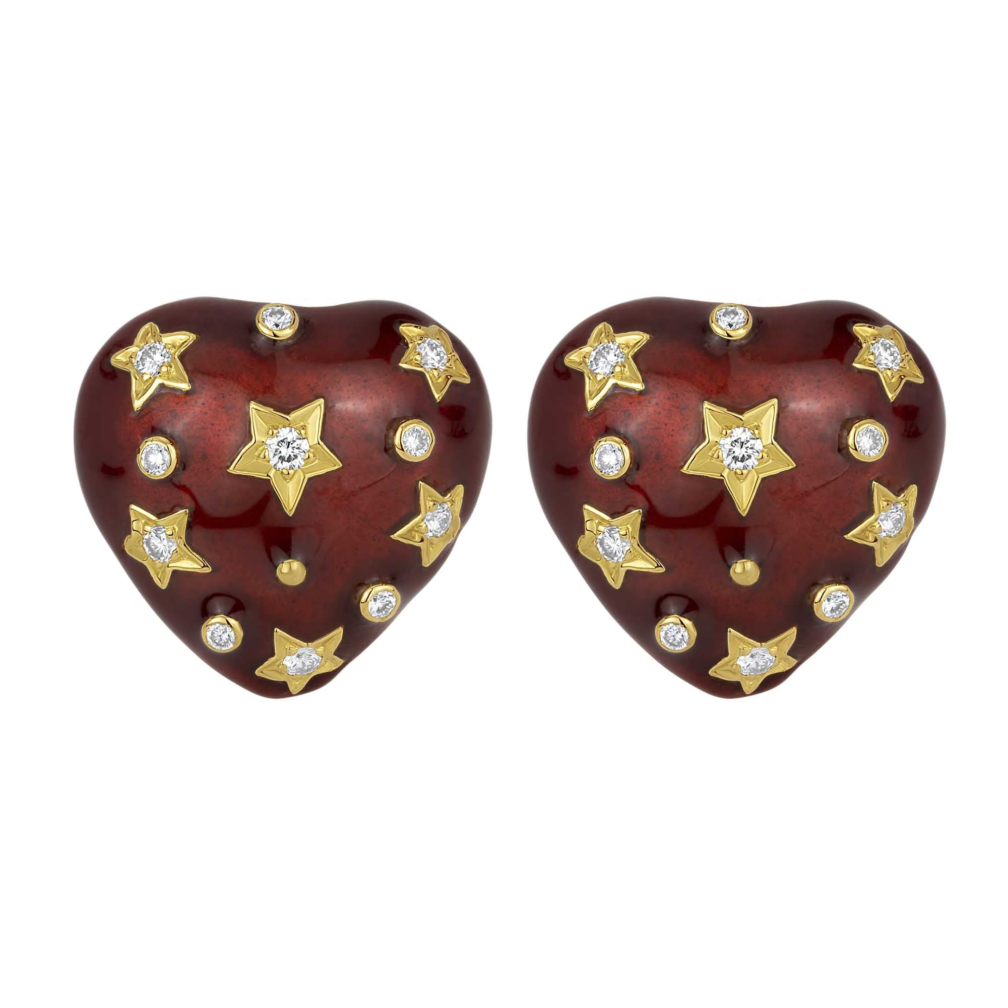Earrings - Diamond (Enamel) | Singhvi Jewels