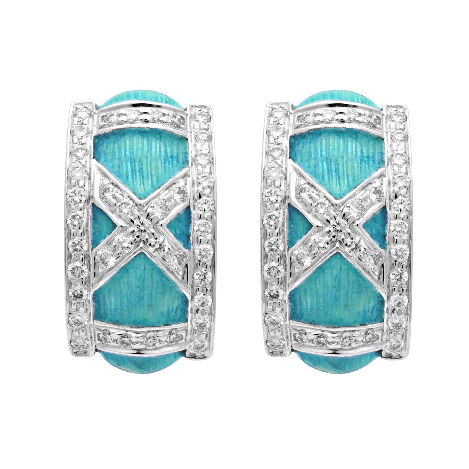 Earrings - Diamond (Enamel) | Singhvi Jewels