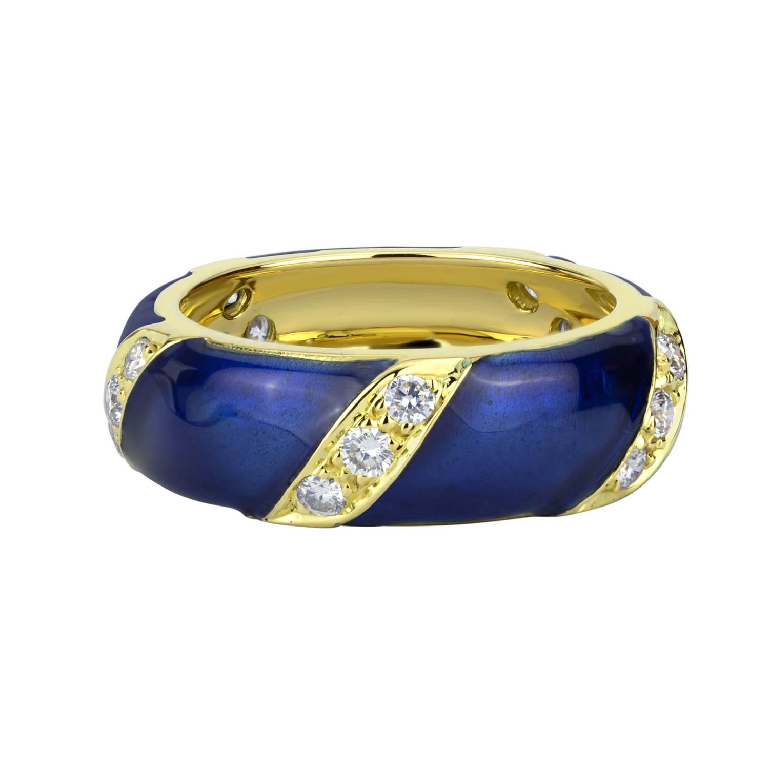 Ring - Diamond (enamel) (1392K) | Singhvi Jewels