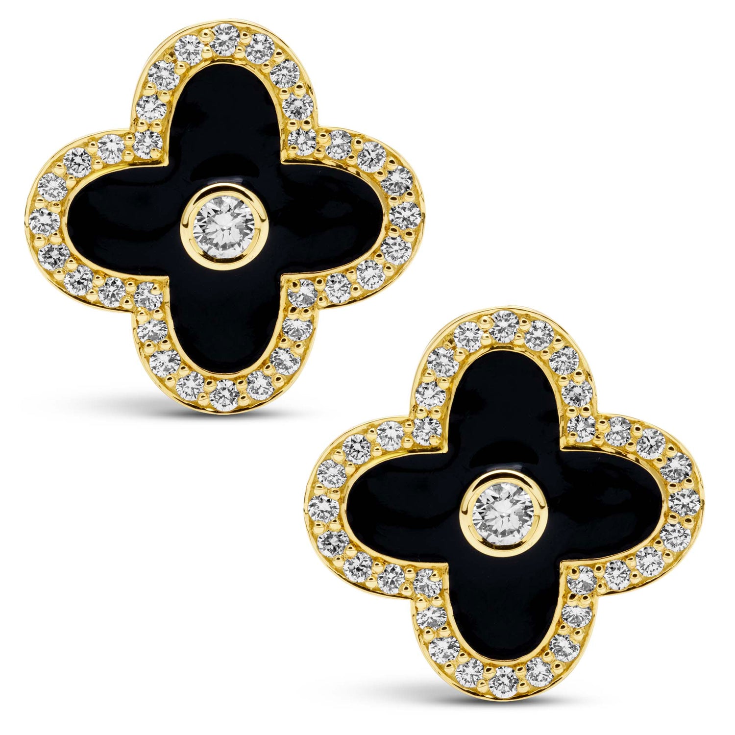 Earrings - Diamond (Enamel) (2442F) | Singhvi Jewels