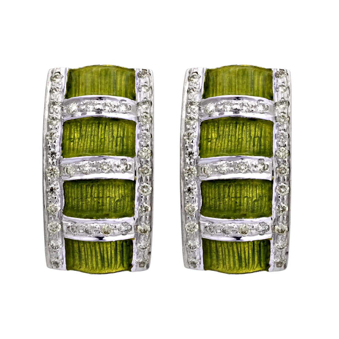 Earrings - Diamond (Enamel) | Singhvi Jewels