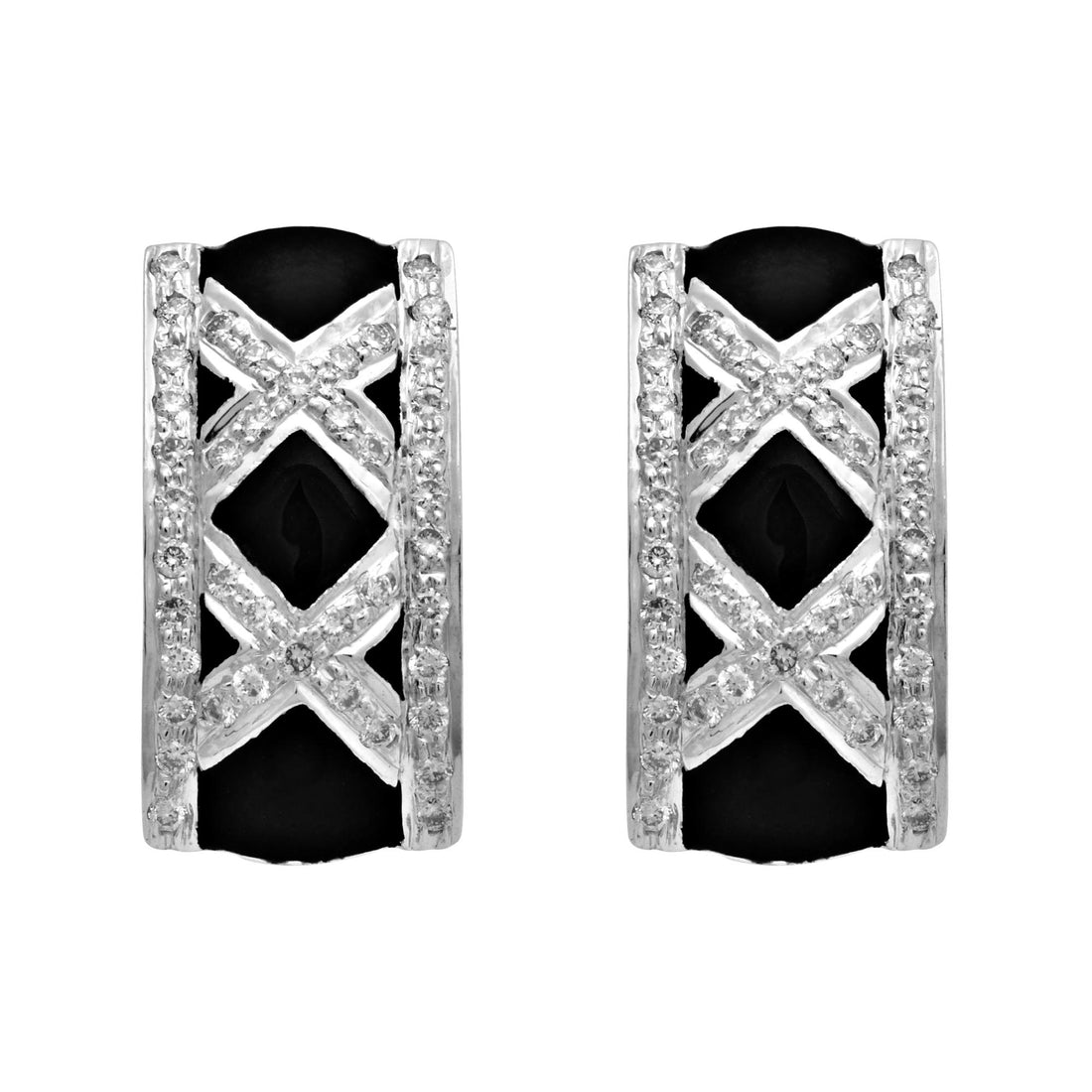 Earrings - Diamond (Enamel) | Singhvi Jewels