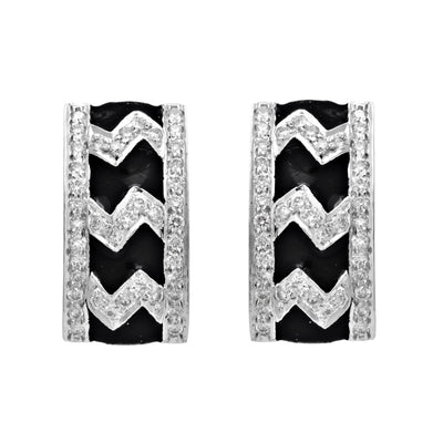 Earrings - Diamond (Enamel)