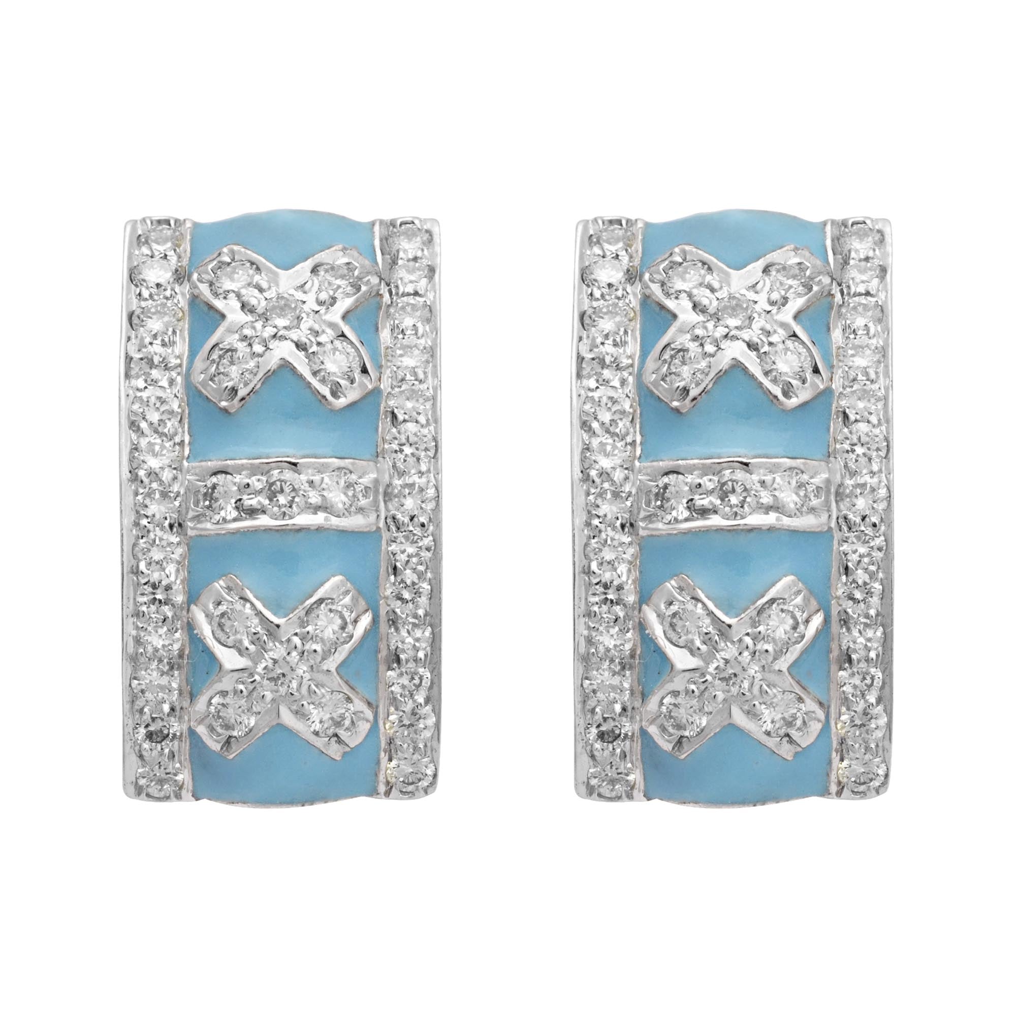 Earrings - Diamond (Enamel) | Singhvi Jewels