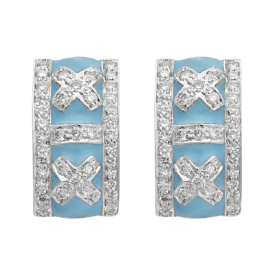 Earrings - Diamond (Enamel)
